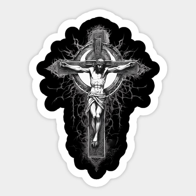 Jesus Christ the Mercy of God Sticker by animegirlnft